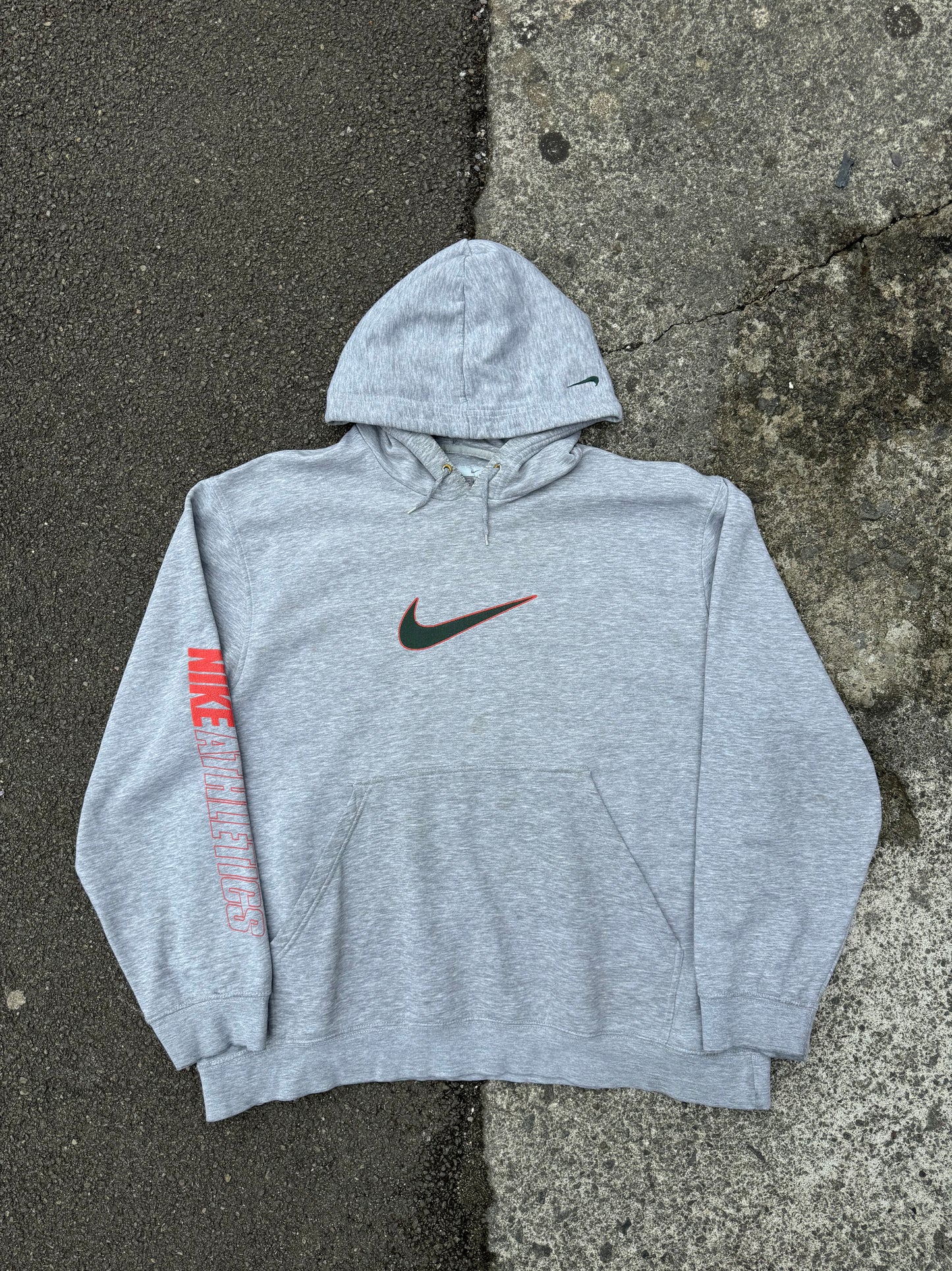 Vintage Grey Nike Athletic Hoodie