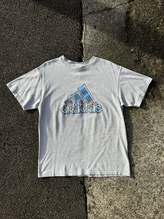 Vintage Adidas Y2K Logo Graphic Tee