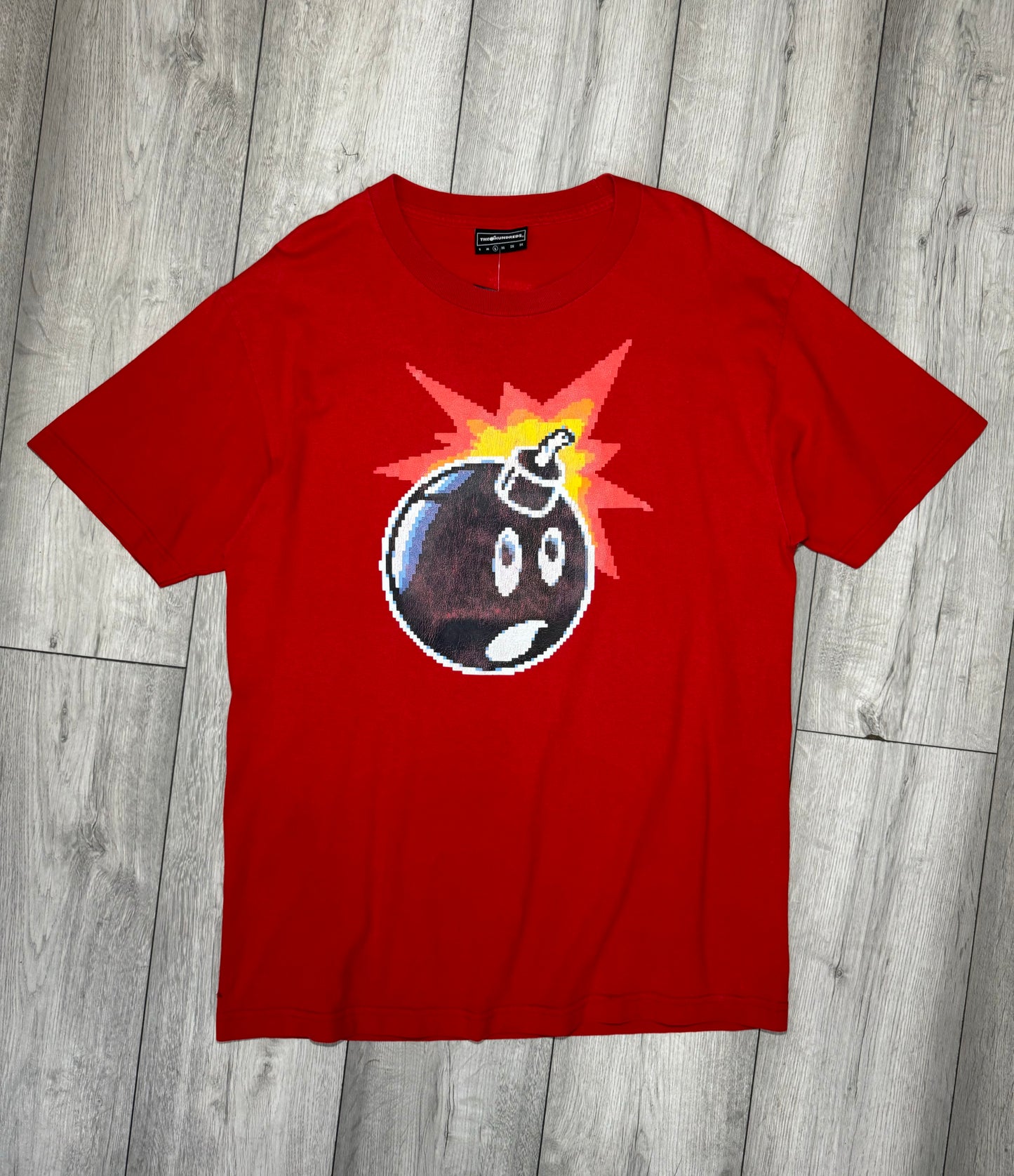 The Hundreds Red Pixel Bomb Tee