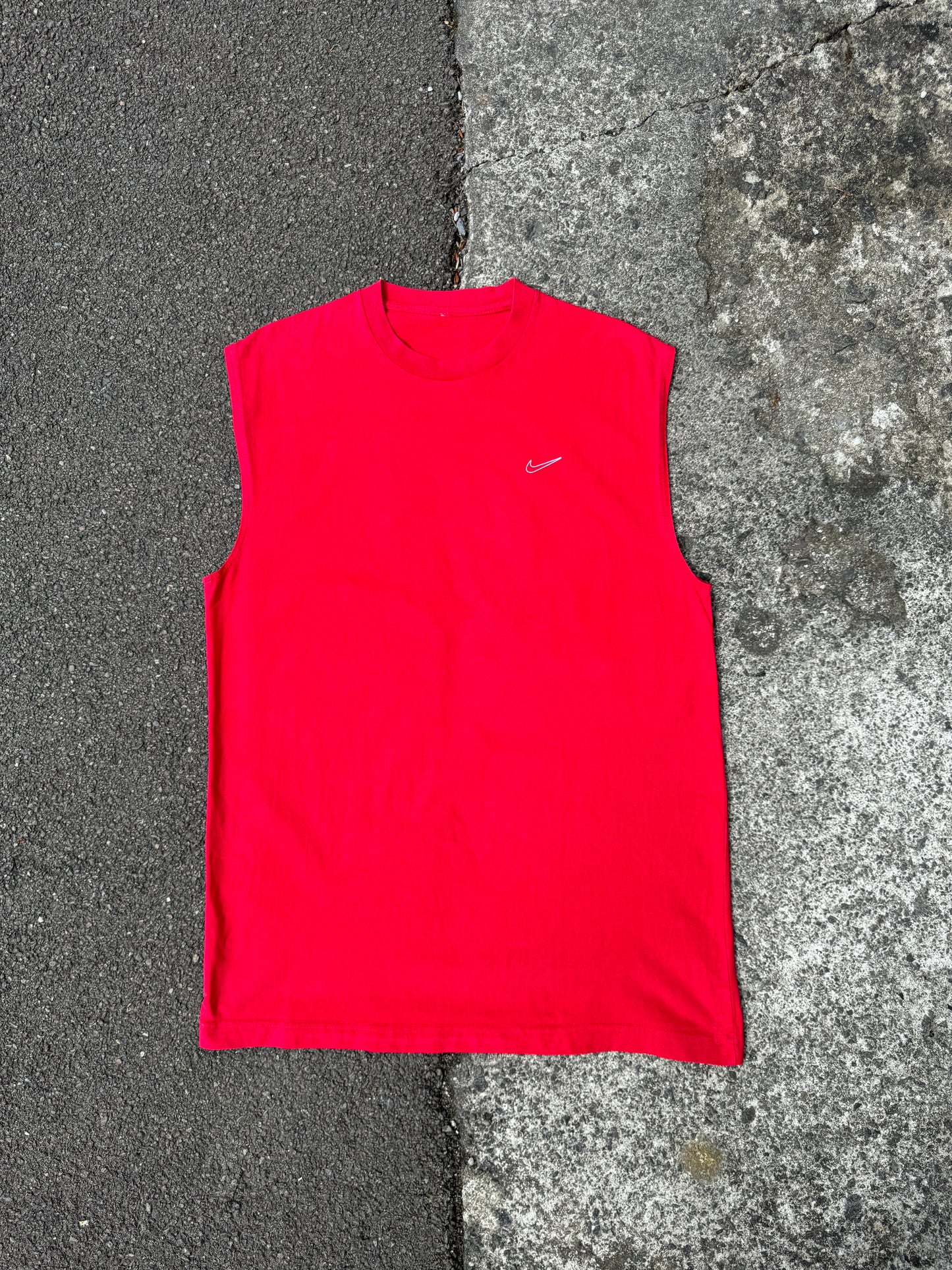 Vintage Red Nike Basketball Graphic Vest