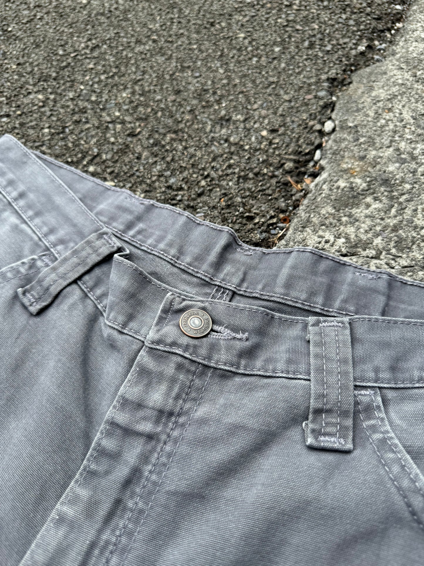 Grey Wrangler Carpenter Shorts