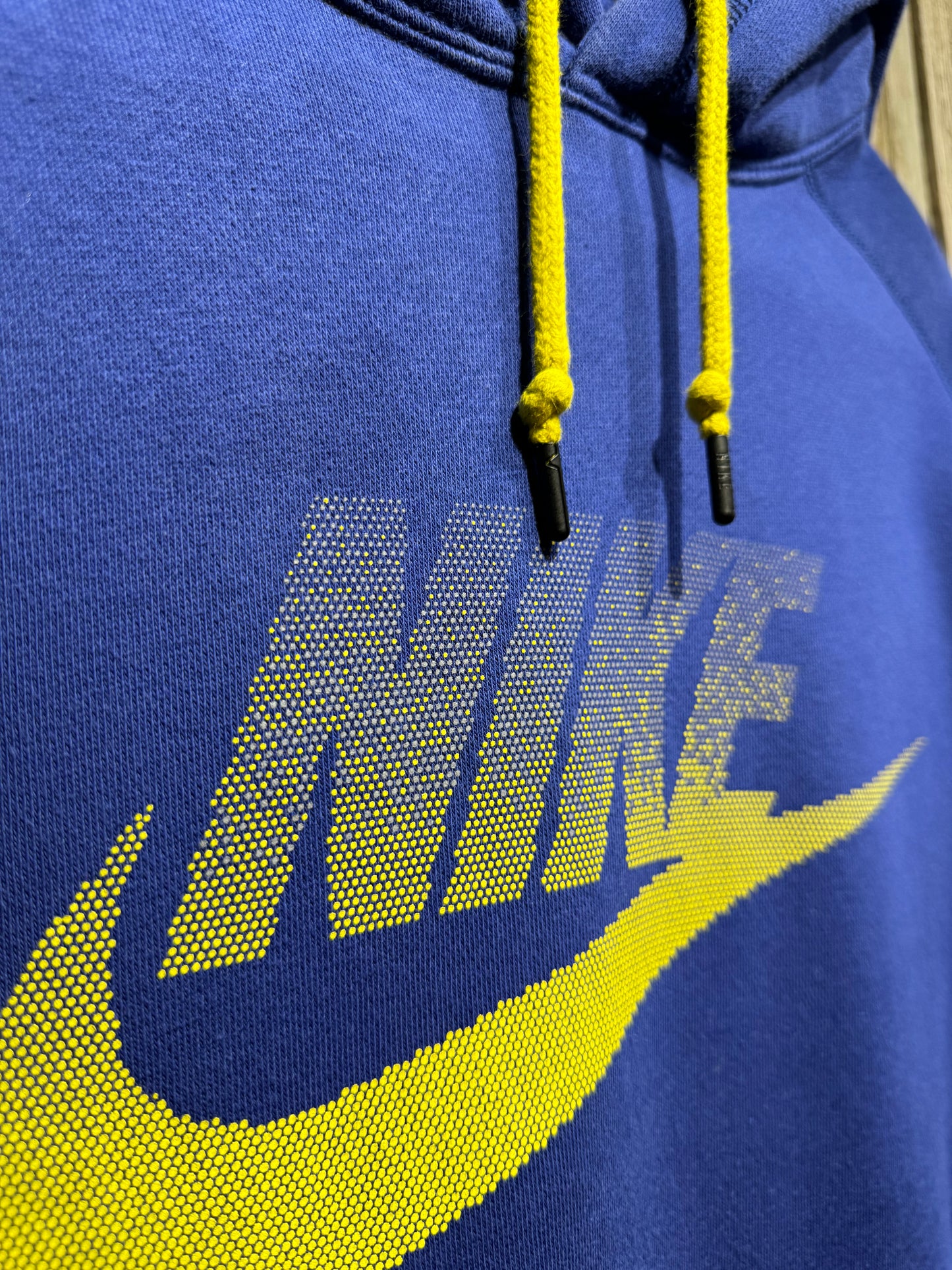 Blue Nike Digi Dot Logo Hoodie