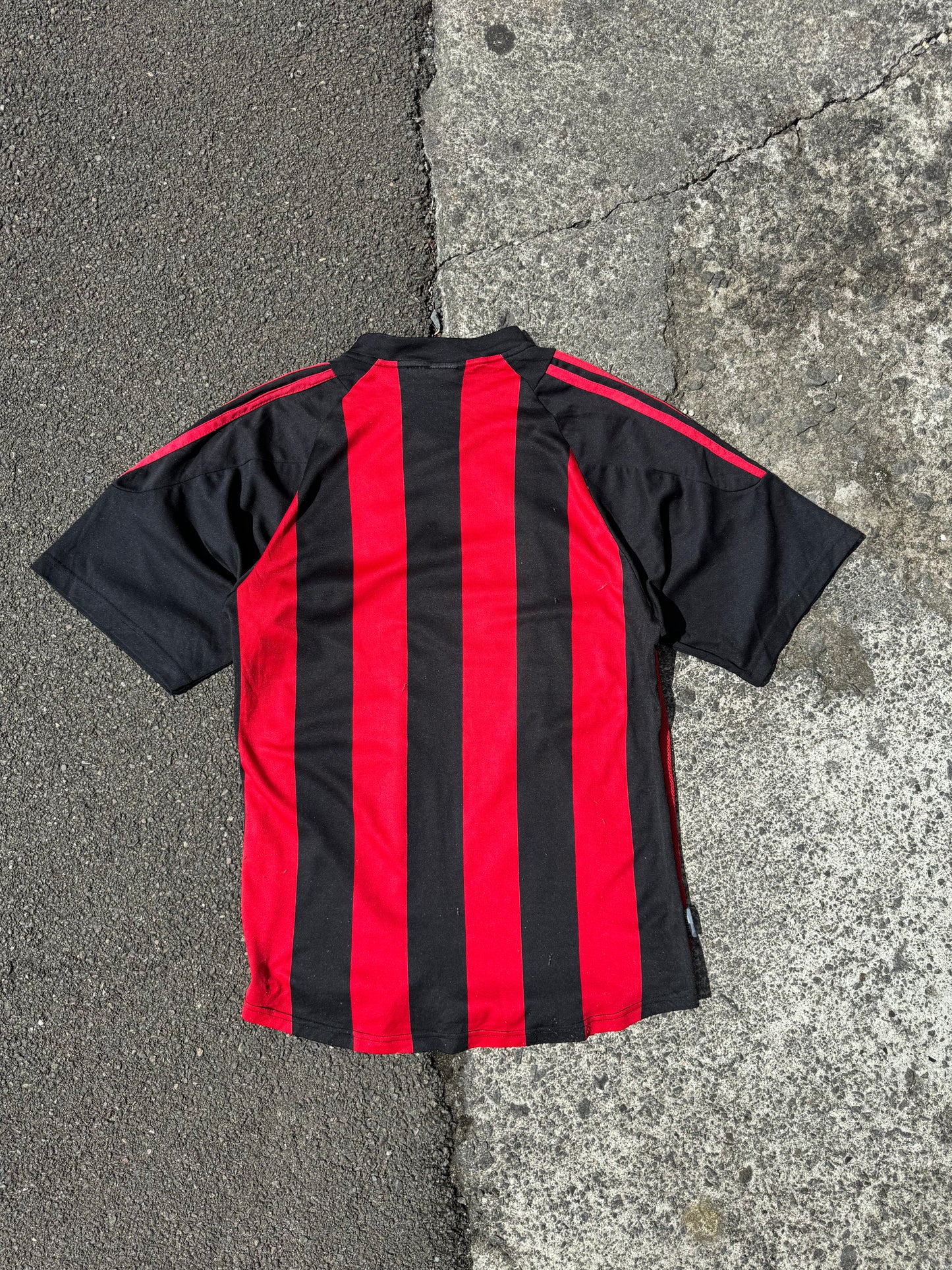 Black A.C Milan Adidas Football Shirt