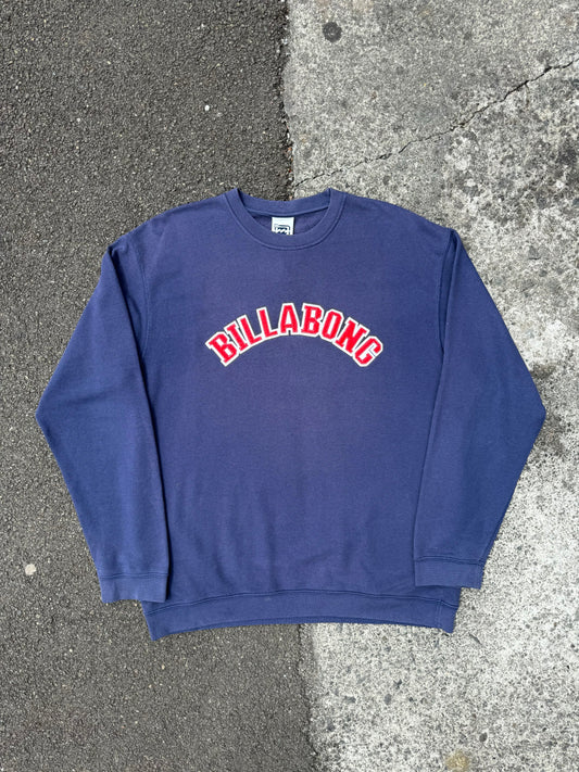 Blue Billabong Spellout Sweatshirt