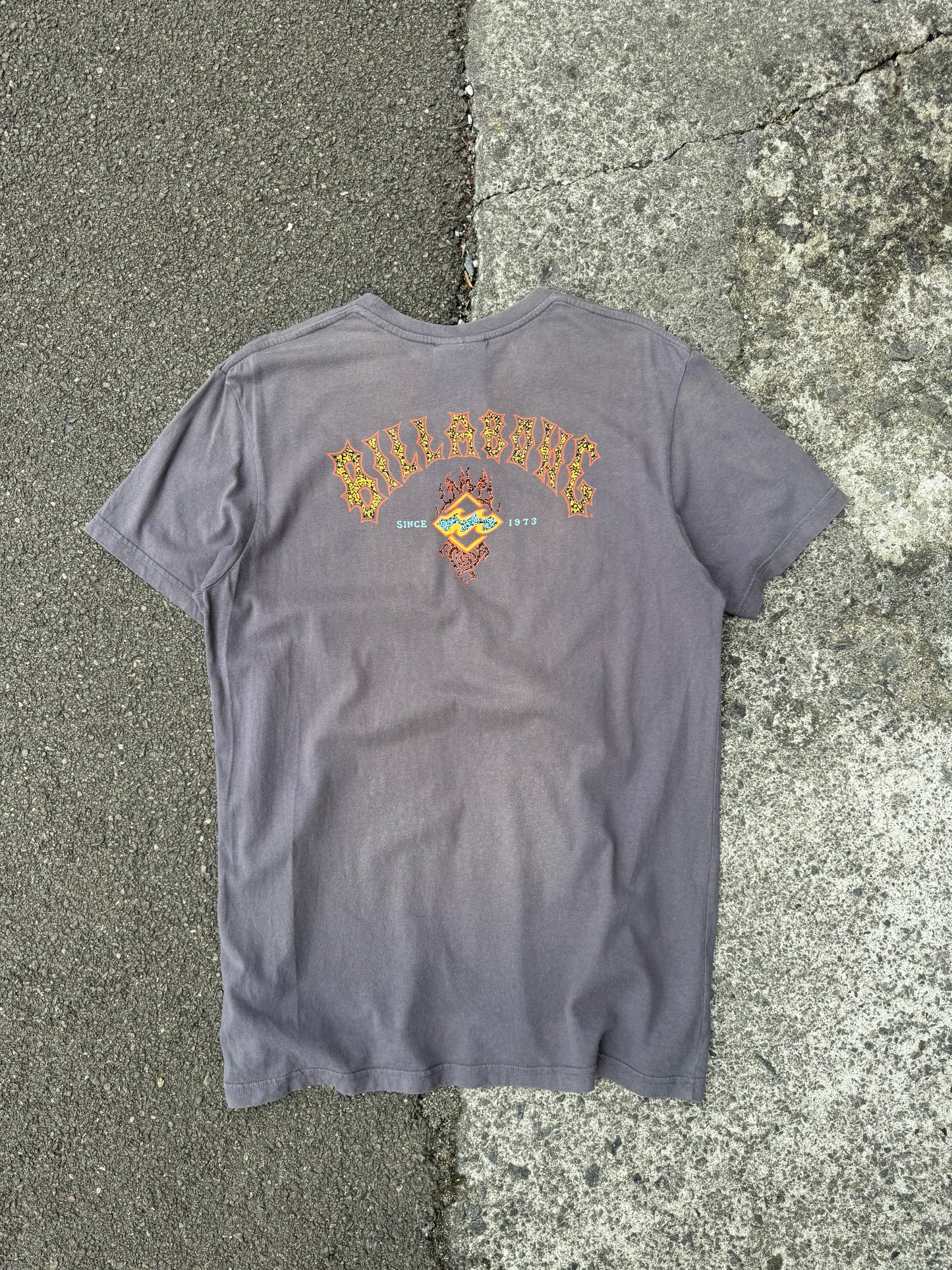 Charcoal Grey Billabong Spellout Tee