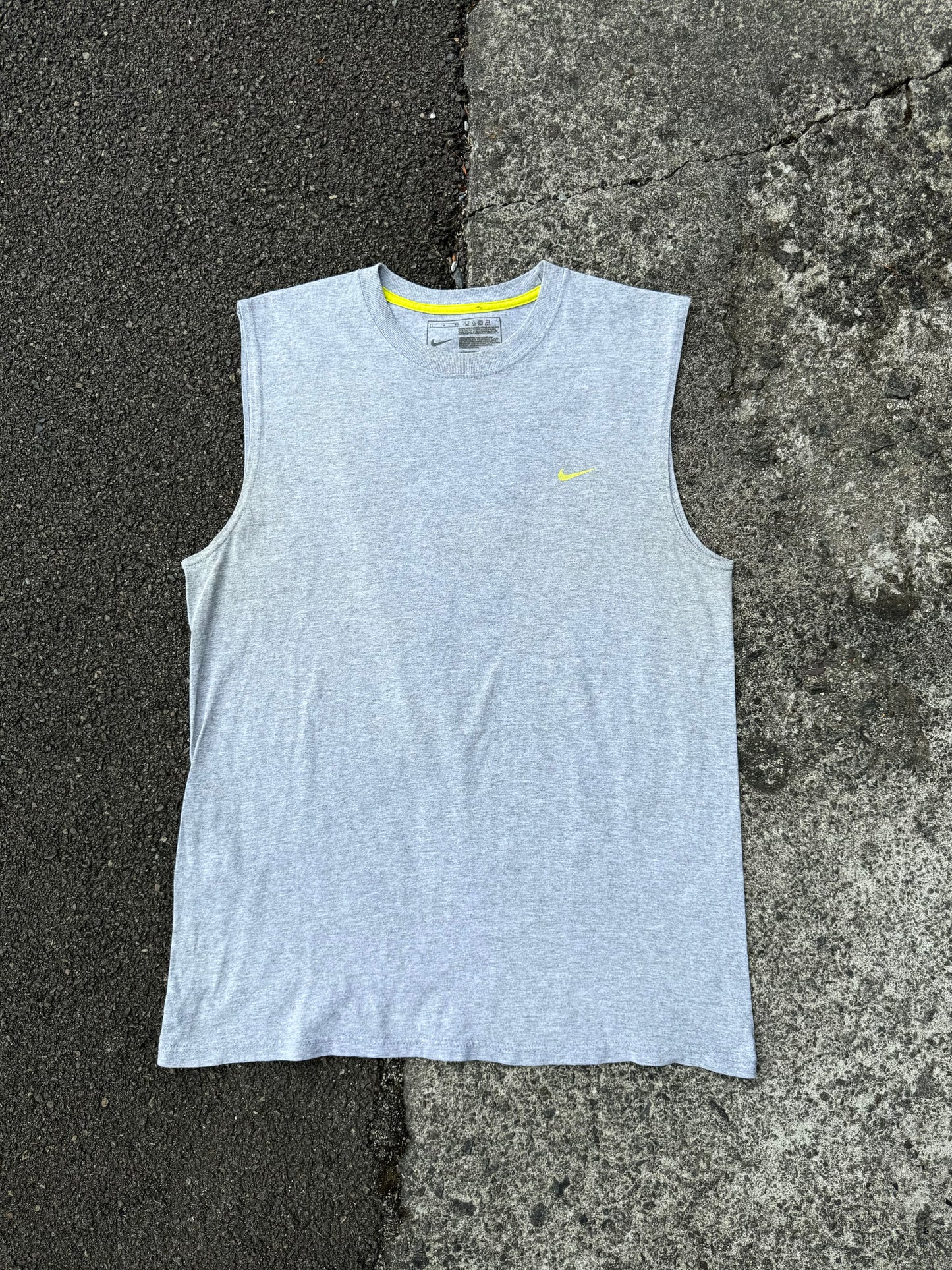 Vintage Grey Nike Swim Logo Vest