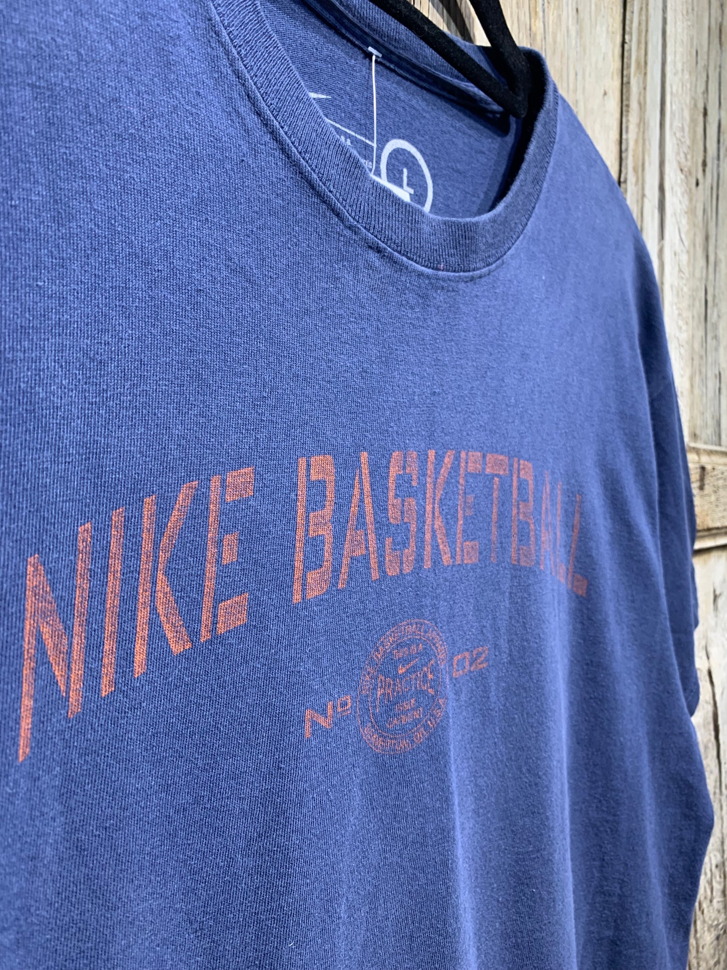 Vintage Blue Nike Basketball Tee