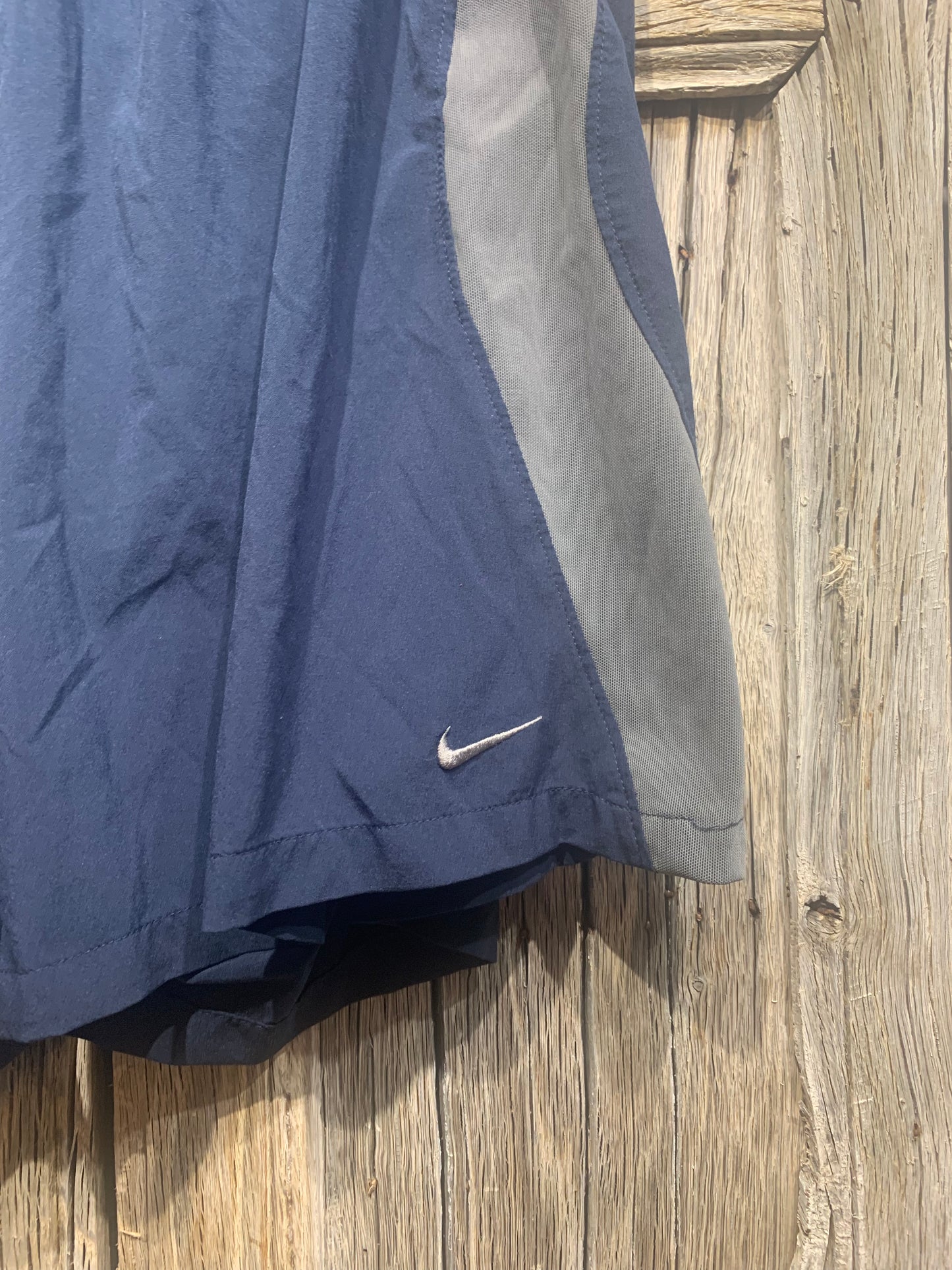 Vintage Nike Navy and Grey DriFit Shorts