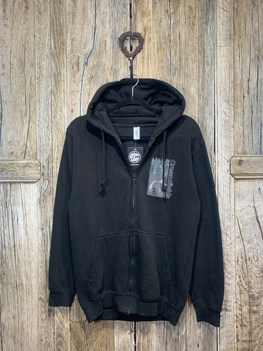 Black Creamfields Zip Up Hoodie