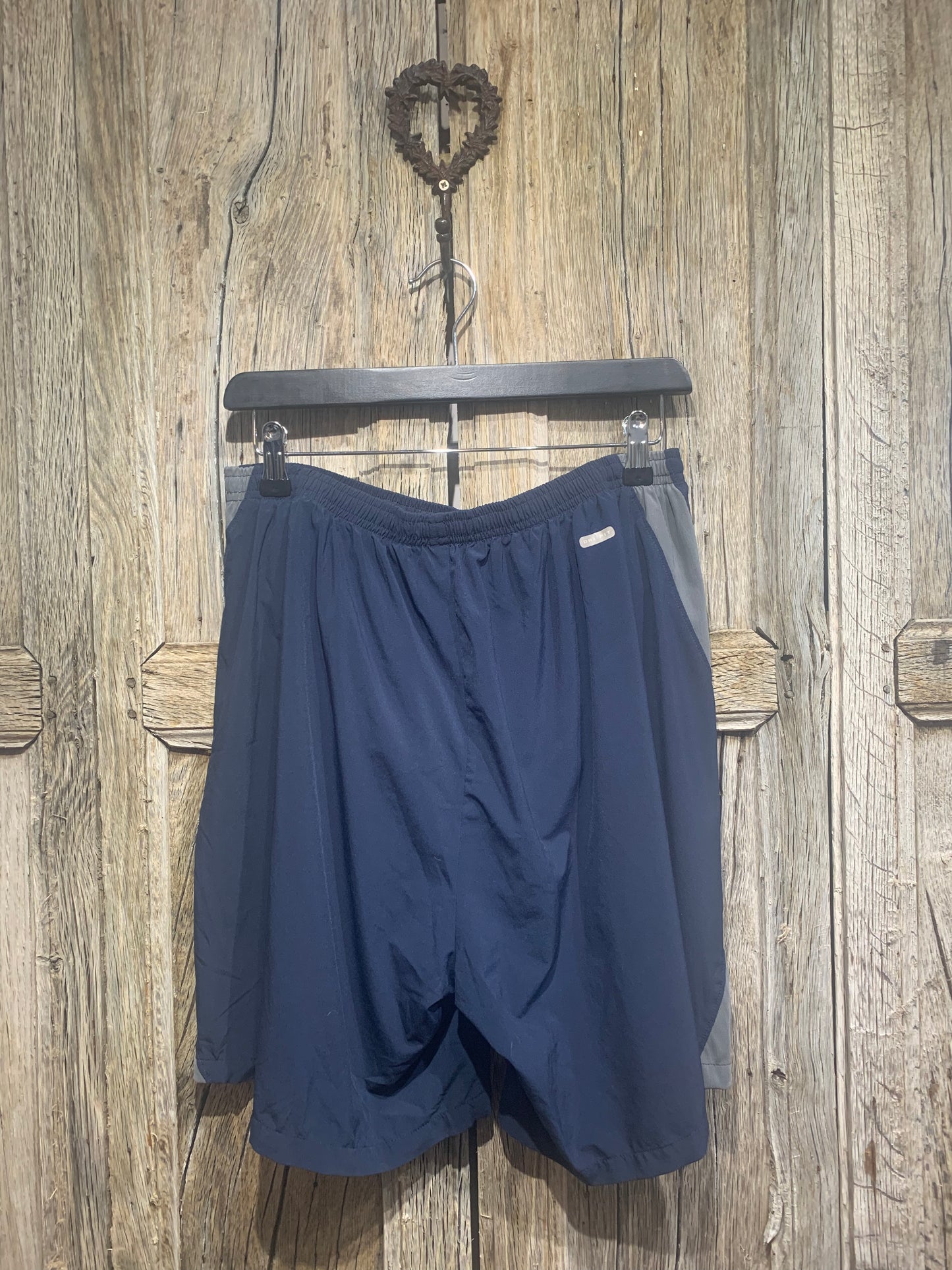 Vintage Nike Navy and Grey DriFit Shorts